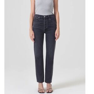 A GOLDE High Rise Stovepipe Jeans